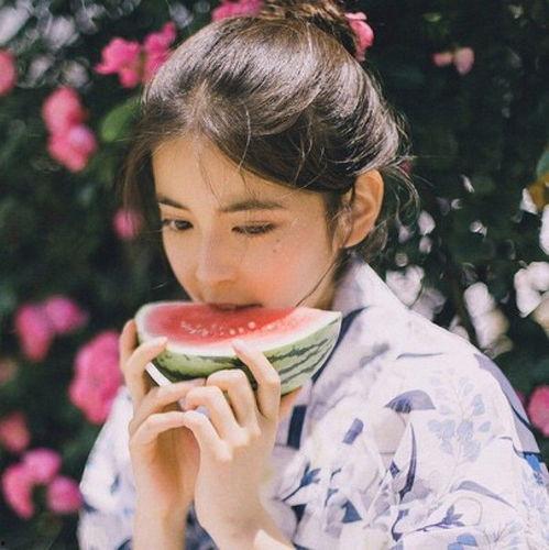 吃瓜女孩钩针,编织甜蜜生活