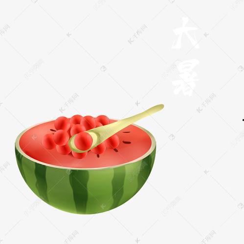 吃瓜装饰素材下载