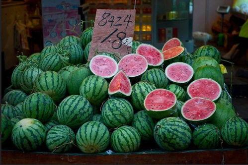 上海街头吃瓜,瓜香四溢，品味人间烟火